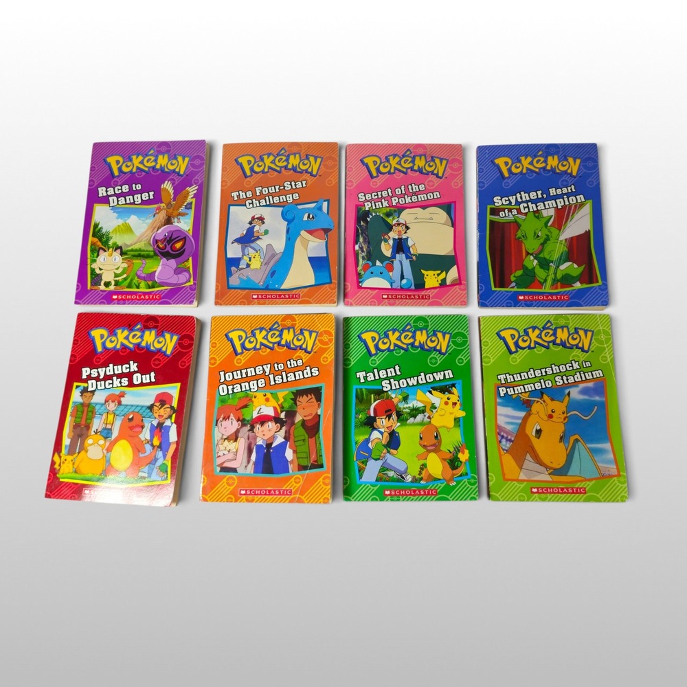 Scholastic Pokemon Book Lot Kids OS Multicolor Good Orange Islands Adventure